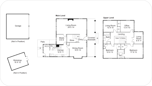 Floor plan crop highlighting central layout details